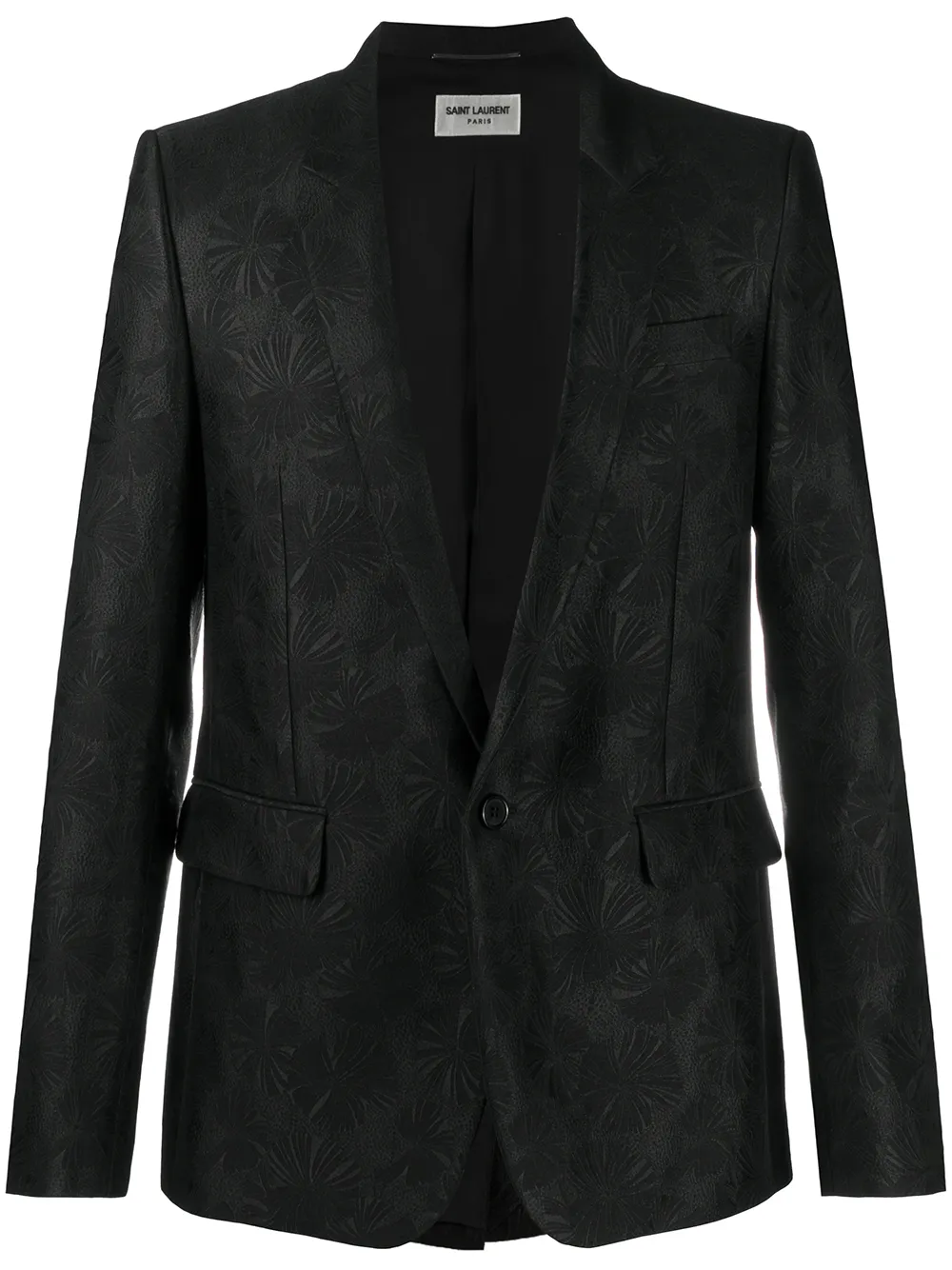 Saint Laurent floral-jacquard Blazer - Farfetch