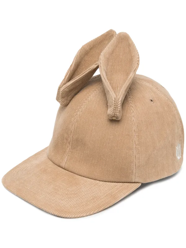 baseball cap with bunny ears