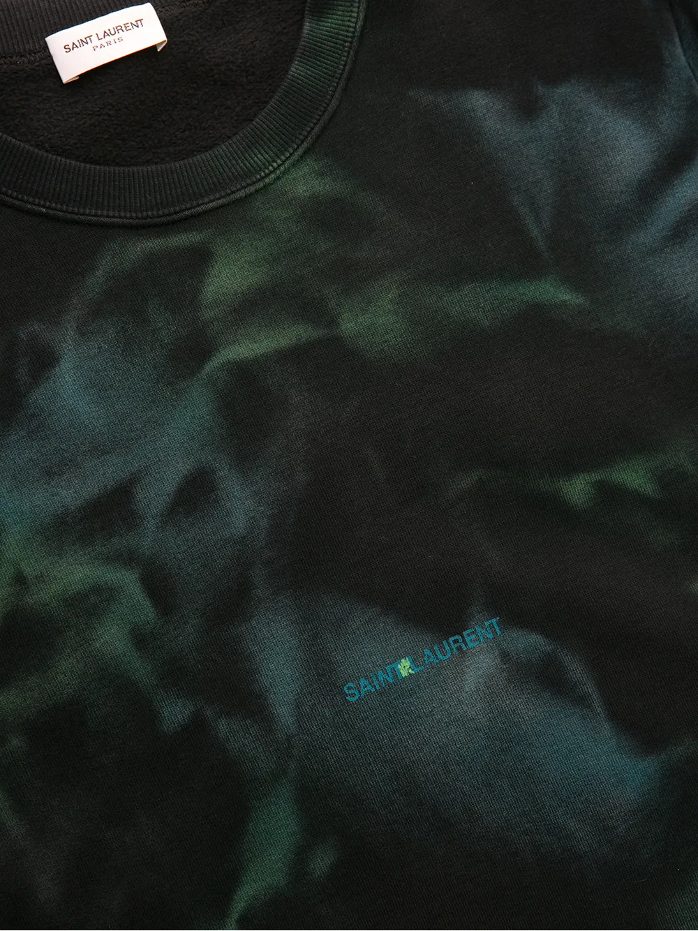 saint laurent tie dye t shirt