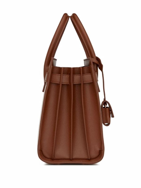 Saint Laurent Baby Sac de Jour Bag in Brown