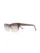 Image 2 of Saint Laurent Eyewear New Wave rectangle-frame sunglasses