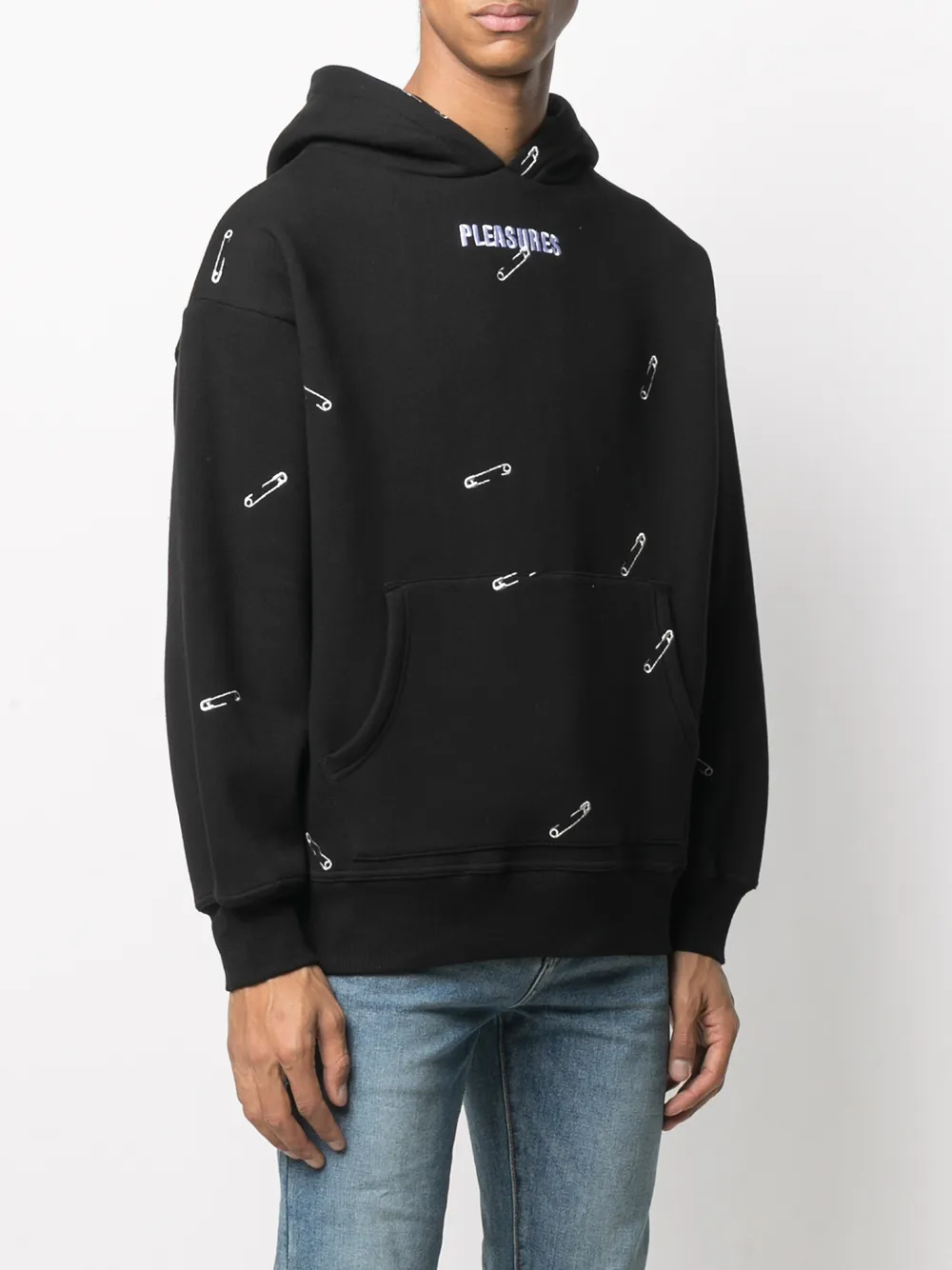 Pleasures safety pin hoodie Clearance