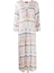 Image 1 of Missoni Mare zigzag embroidered midi dress