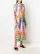 Missoni Mare zigzag print midi shirt dress