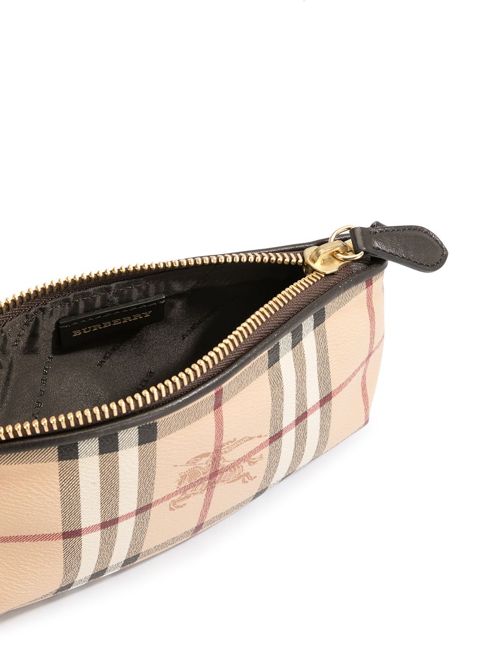 фото Burberry pre-owned клетчатый клатч