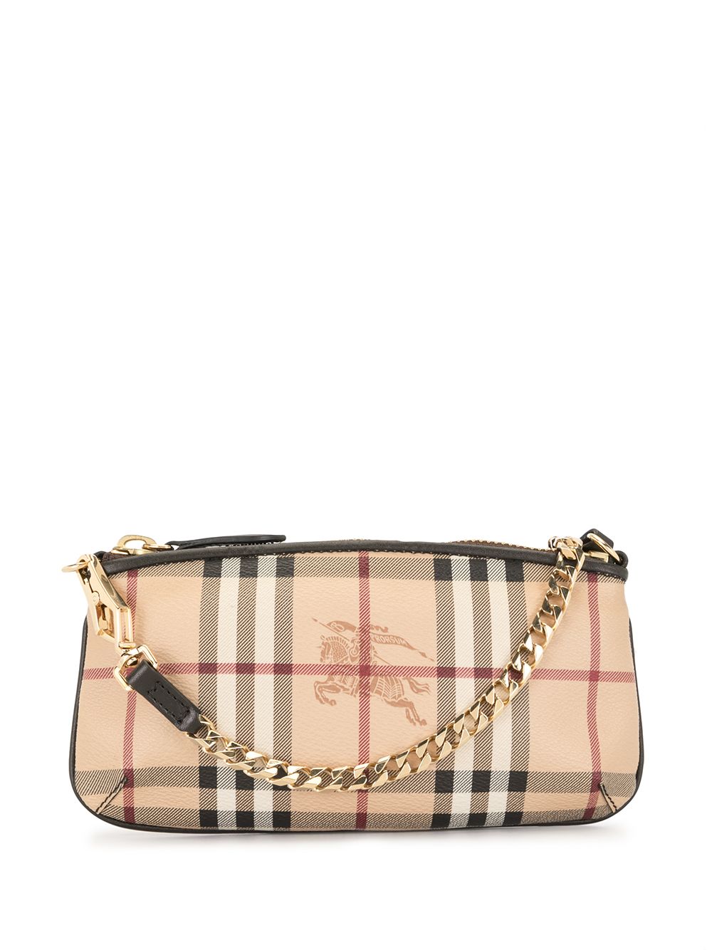 фото Burberry pre-owned клетчатый клатч