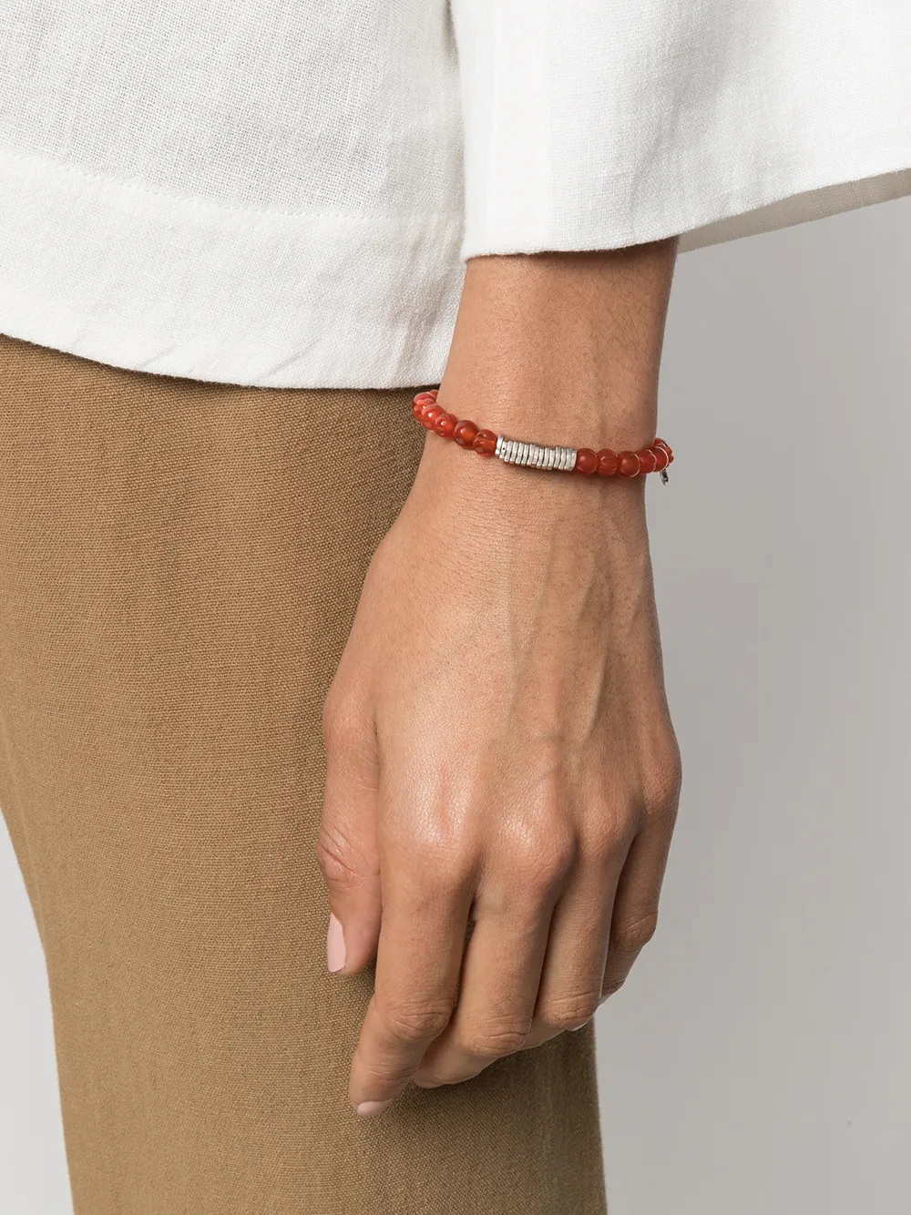 Tateossian Kralenarmband - Rood