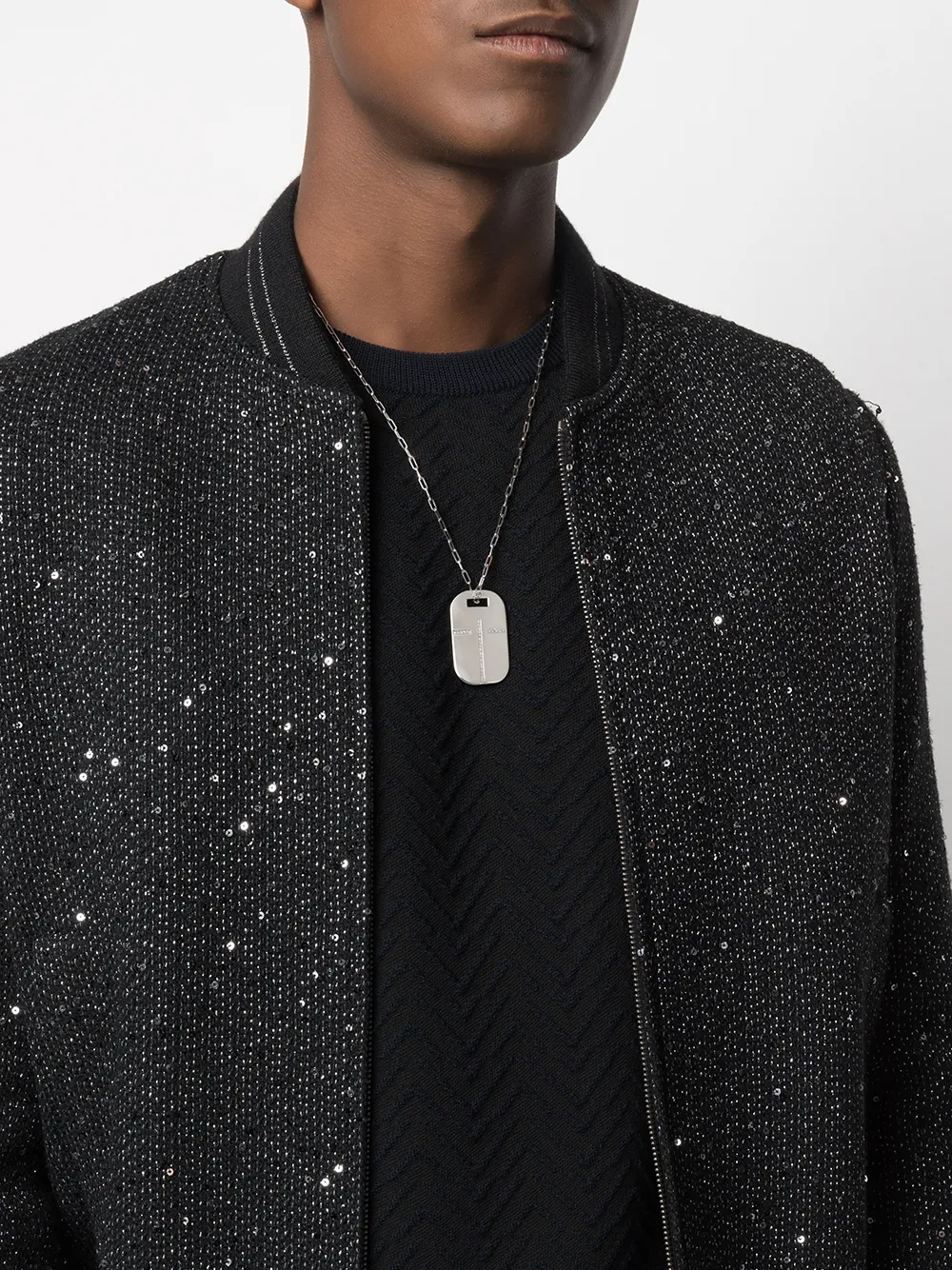 Tateossian Halsketting met hanger - Zilver