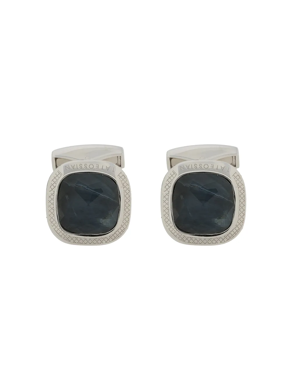 

Tateossian mancuernillas Doppione Cushion - Plateado