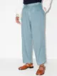 Image 2 of Maison Margiela belted-waist cropped linen trousers