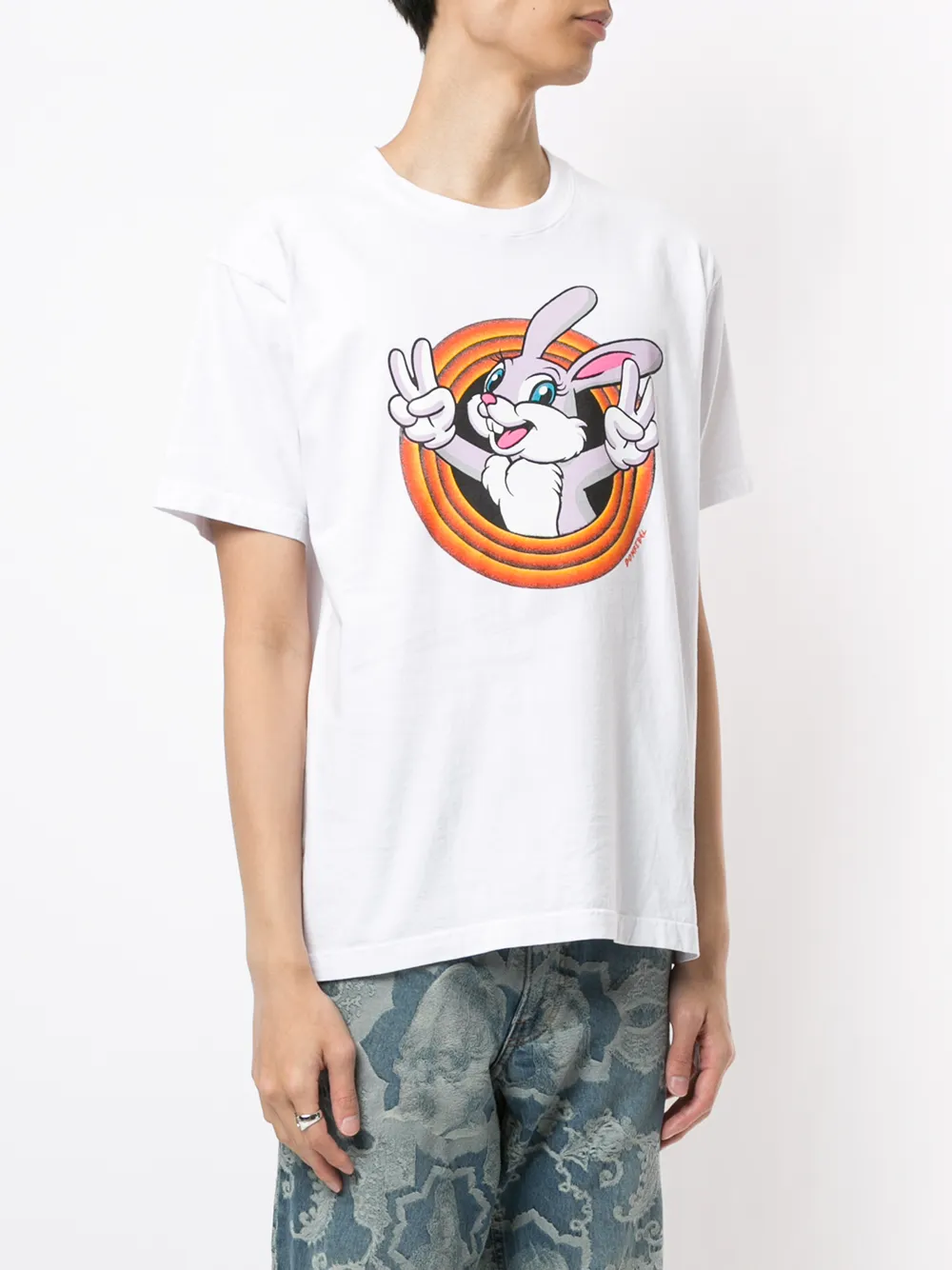DOMREBEL Katoenen T-shirt Wit