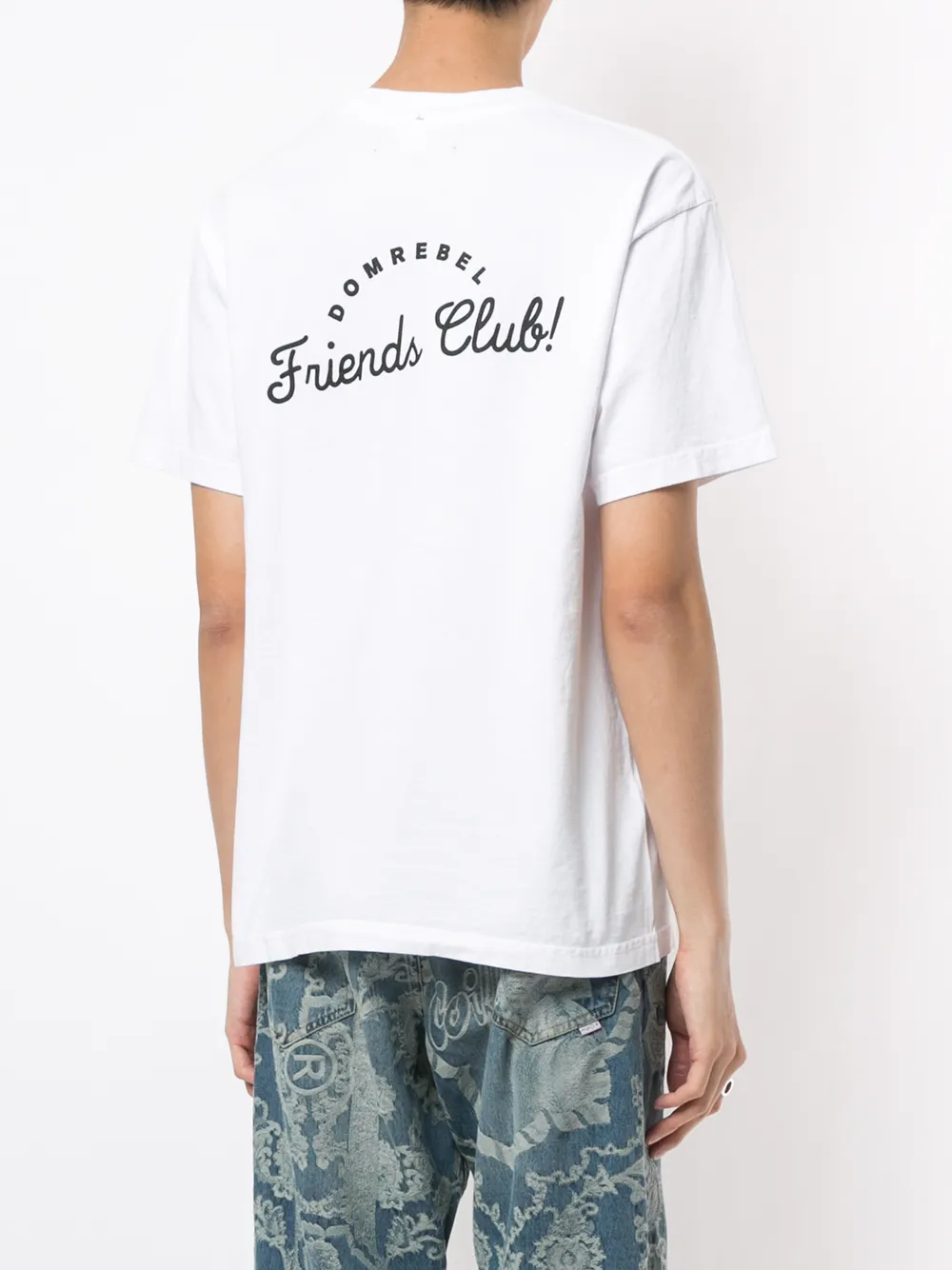 DOMREBEL Katoenen T-shirt Wit