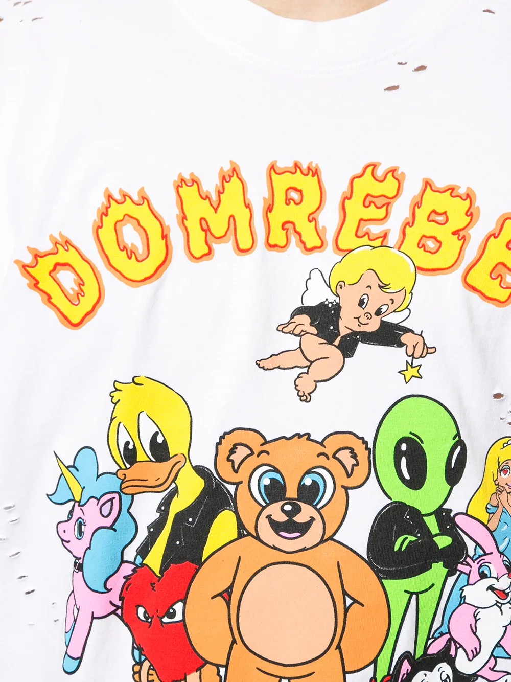 DOMREBEL Katoenen T-shirt Wit