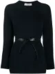 Image 1 of Valentino ribbon belted jumper