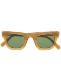 Moscot tinted-lens square-frame sunglasses - Brown