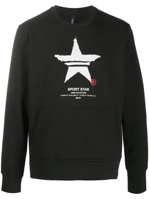 Neil Barrett sudadera con estampado gráfico