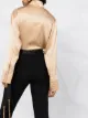 Balmain long-sleeved silk shirt