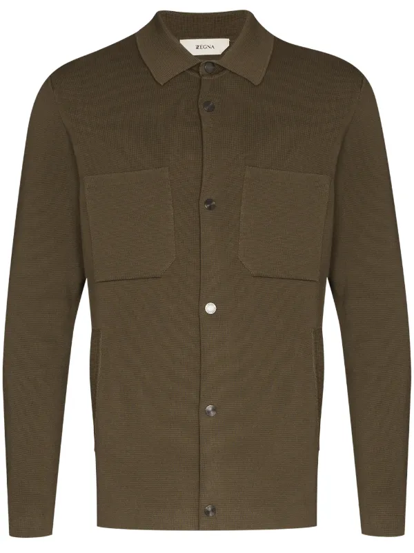 military style shirt jacket