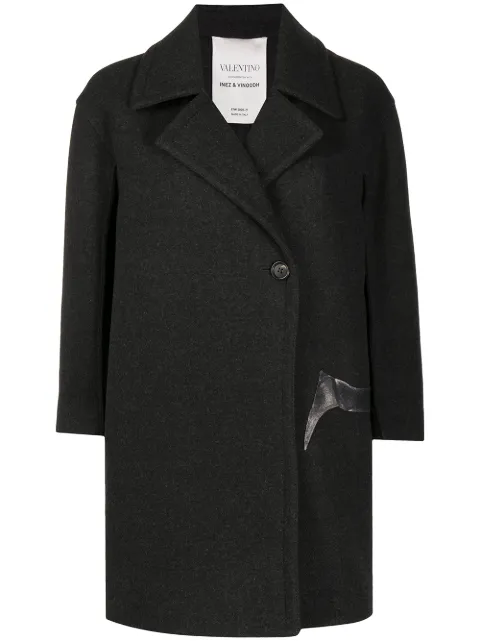 Valentino Garavani Flowersity single-breasted coat