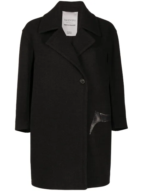 Valentino Garavani Flowersity single-breasted coat