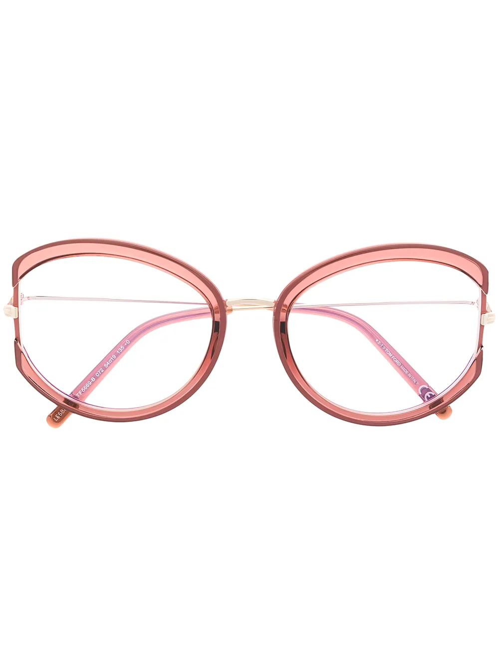 TOM FORD Eyewear очки в оправе 'кошачий глаз'