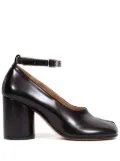 Maison Margiela Tabi leather Mary Jane pumps - Black