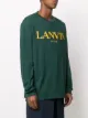 LANVIN logo-print long-sleeve top