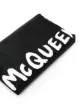 Alexander McQueen logo-print clutch bag