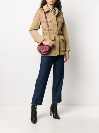 quilted belted jacket展示图