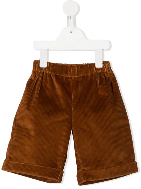 La Stupenderia corduroy knee-length shorts