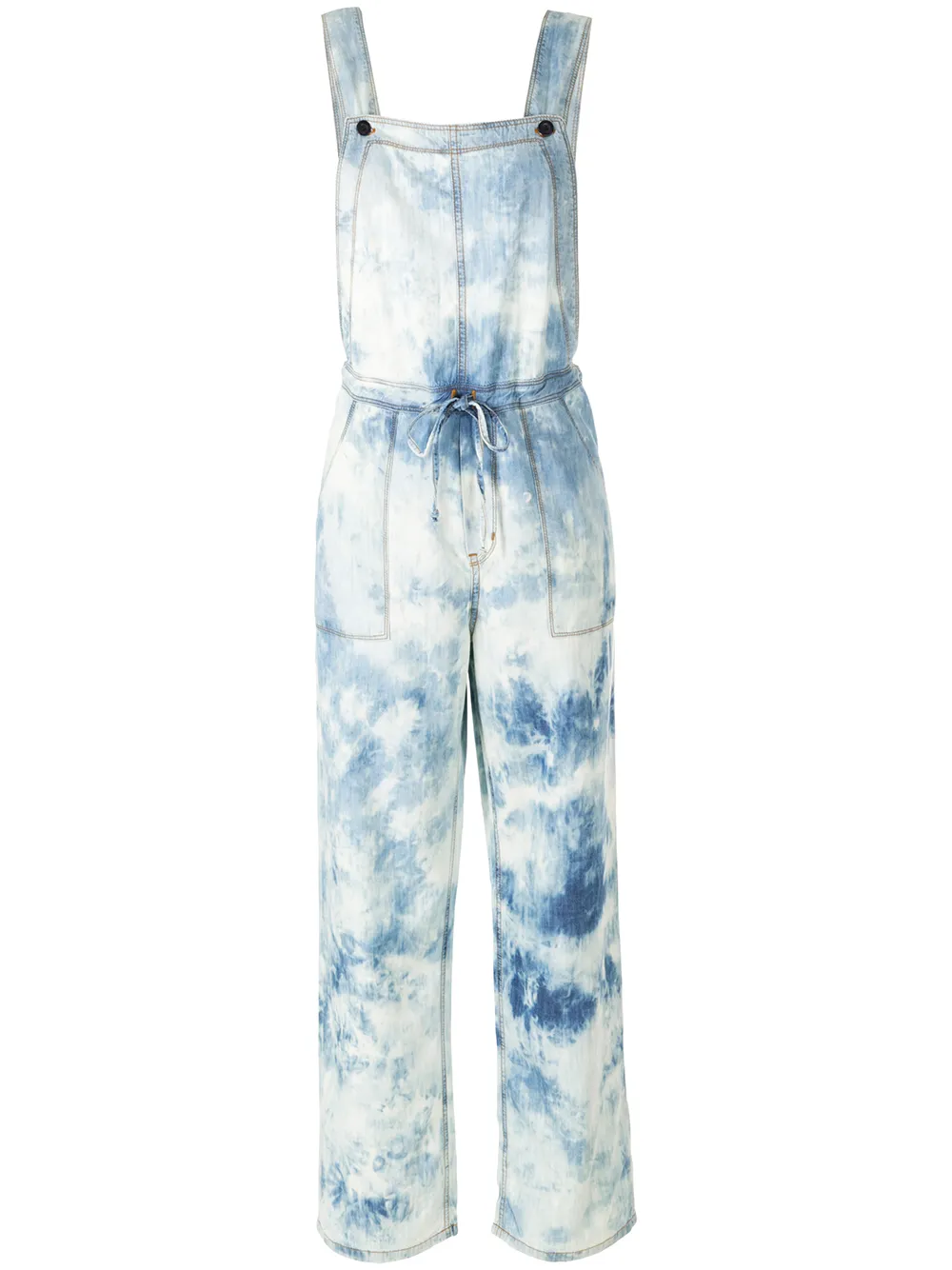 

Amapô jumpsuit de mezclilla Vanessa Rozan - Azul