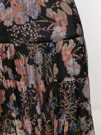 floral-print maxi skirt展示图