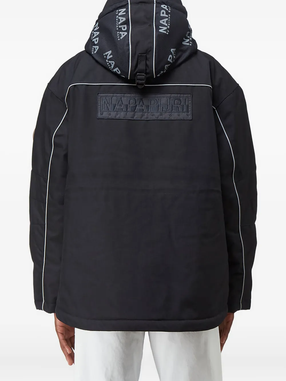 Napa By Martine Rose Epoch 3.0 Hooded Jacket | Black | FARFETCH GE