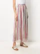Missoni Mare stripe print fringe long skirt