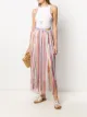 Image 2 of Missoni Mare stripe print fringe long skirt