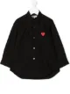 Image 1 of Comme Des Garçons Play Kids logo patch shirt