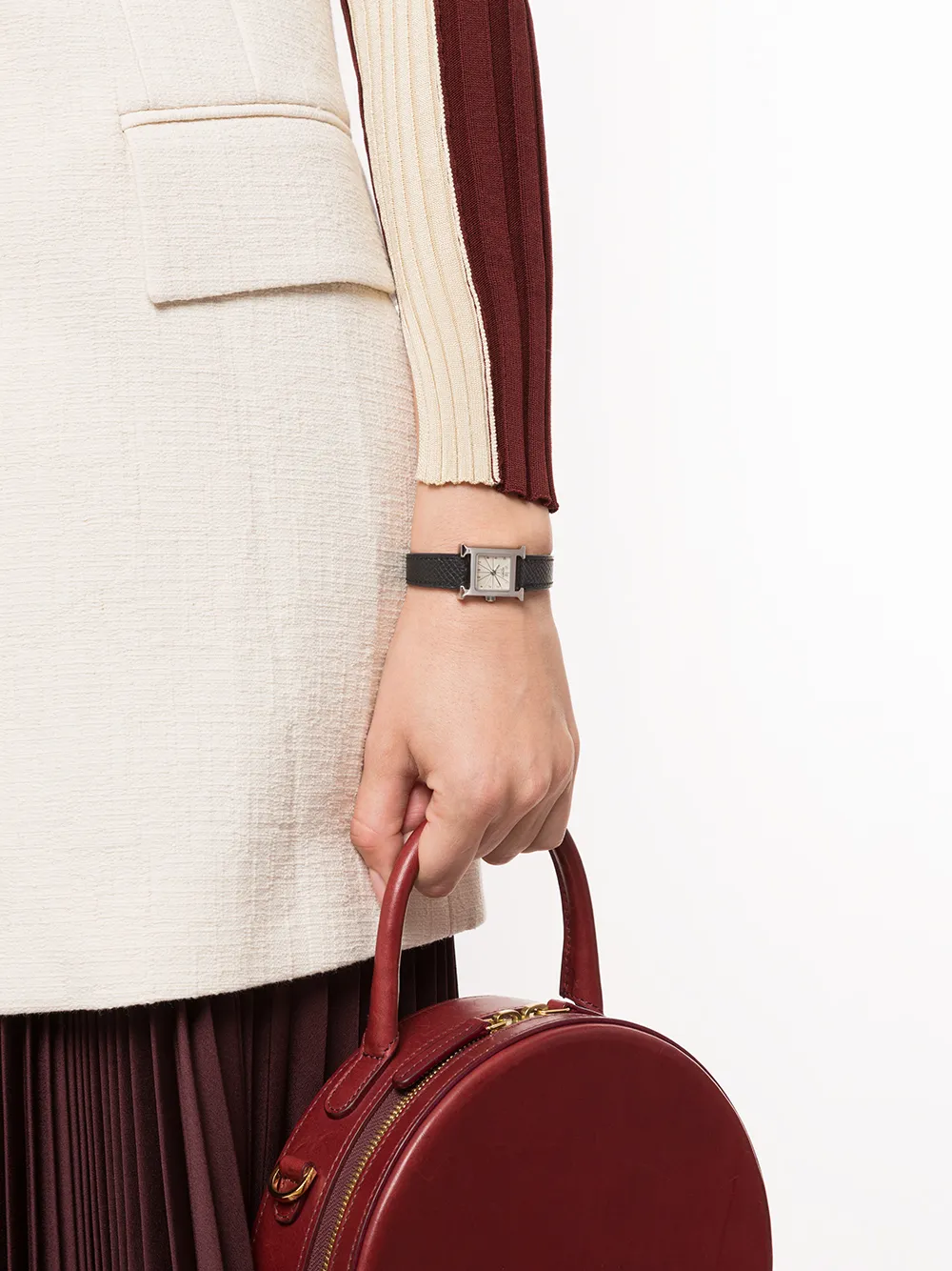 фото Hermès наручные часы pre-owned с корпусом в форме буквы h