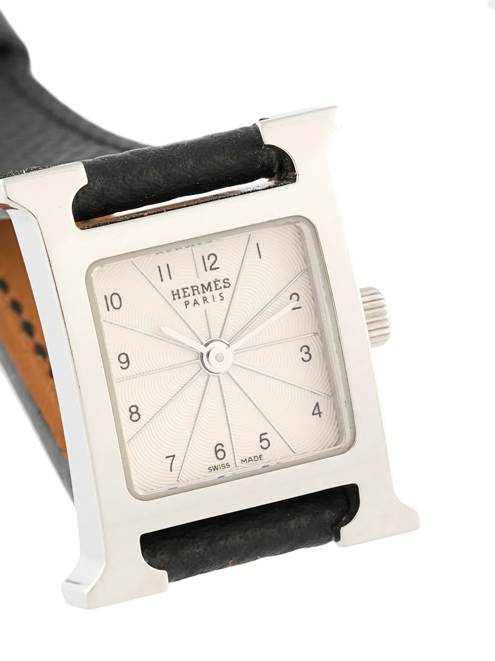 фото Hermès наручные часы pre-owned с корпусом в форме буквы h