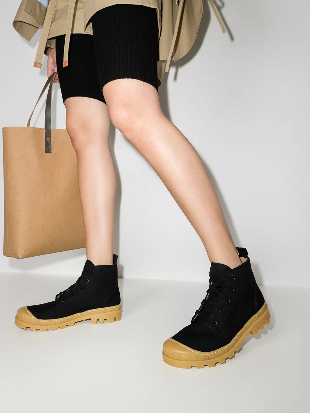 tubular lug sole boots by gia x pernille teisbaek
