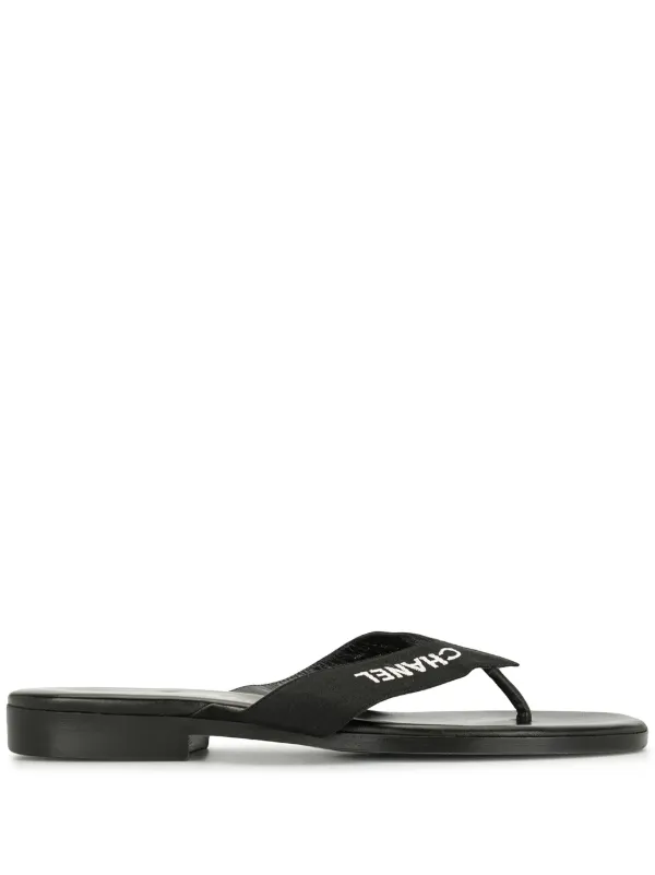 chanel two strap sandals