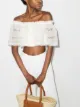 Image 2 of BOTEH open knit off-shoulder blouse
