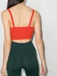 Live The Process ribbed-knit crop top