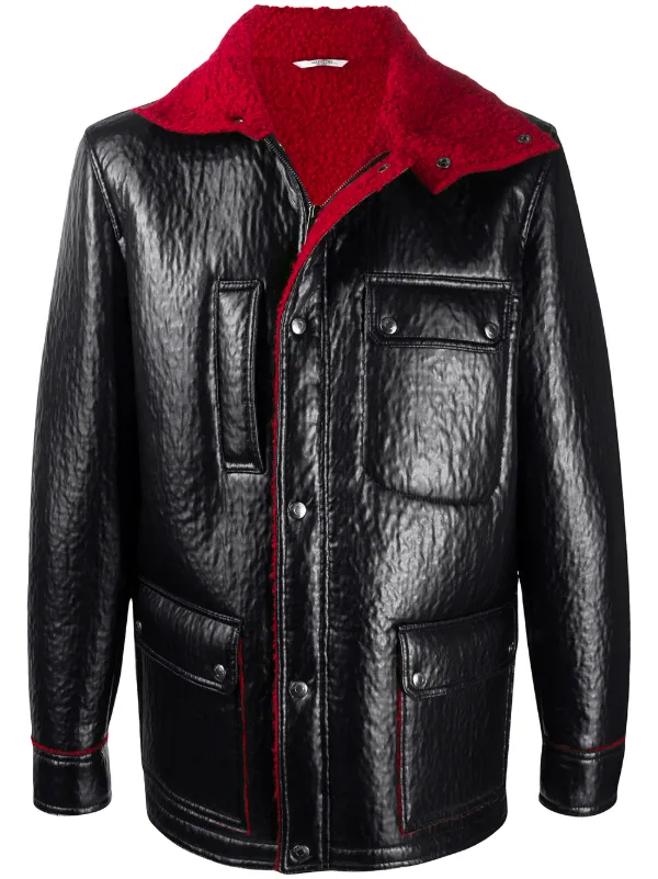 valentino leather jacket