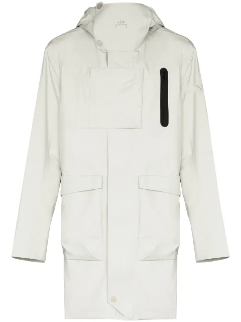 A-COLD-WALL* concealed-fastening hooded jacket