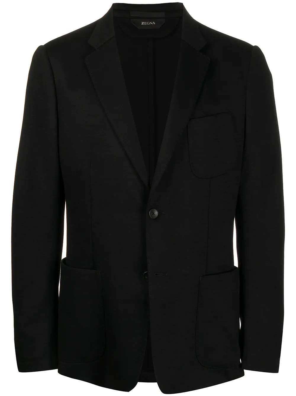 

Zegna saco de vestir con botones - Negro