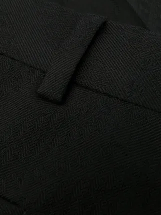 logo pattern tailored trousers展示图