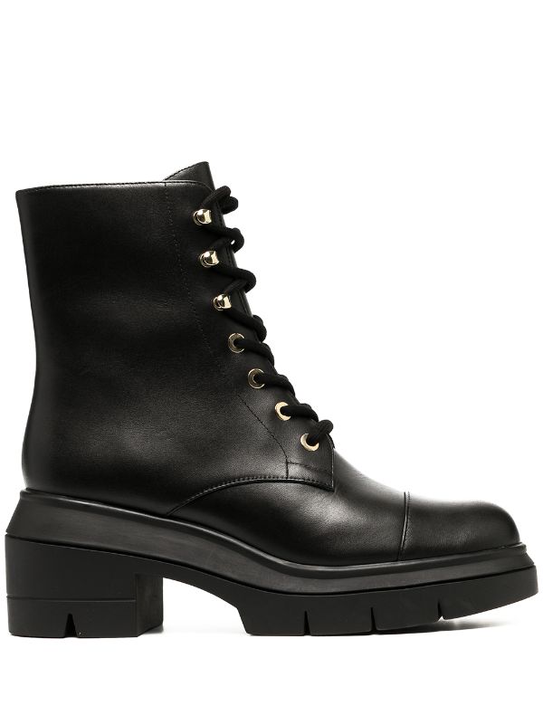 stuart weitzman lace up boot