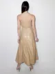 Materiel sleeveless maxi dress