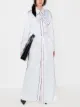 Image 2 of Y/Project asymmetric placket maxi shirt dress