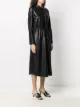 Boss Hugo Boss faux leather shirt dress
